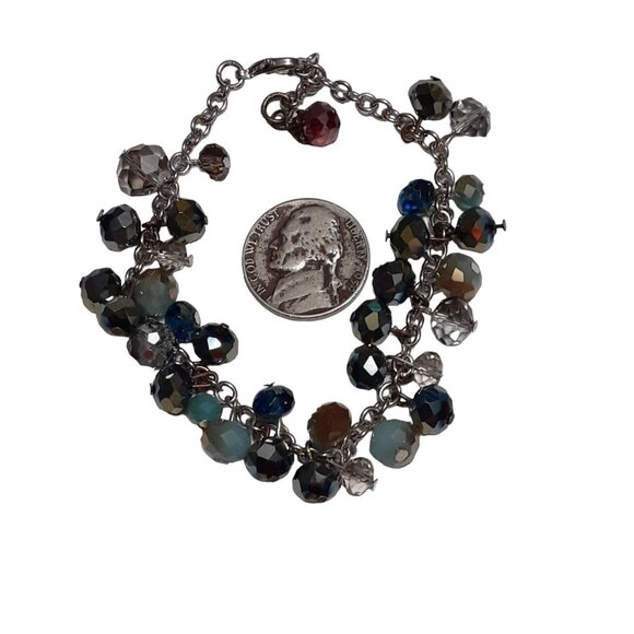Handmade, Blue Beaded Chacha Bracelet - Picture 1 of 1